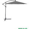 Зонт садовый GREEN GLADE 8006 светлый графит